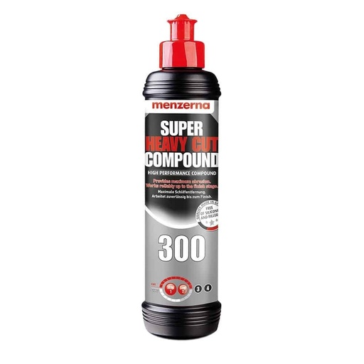 [CCPCXX00039] MENZERNA Super Heavy Cut Compound 300 - 250ml The Ultimate Abrasive Polish For Maximum Sanding Removal Further Improved