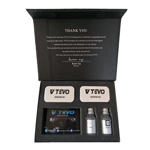 [1302121] TEVO Nanoceramic 9H Protection Kit (10ml of BodyGard S36 + 10ml of BodyGard S60 + 2 TEVO Pads)