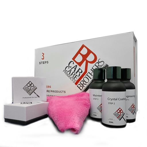 [CCNCXX00002] BROTHERS NANO9 9H Nano Ceramic 3-Step Coating Kit 30ml