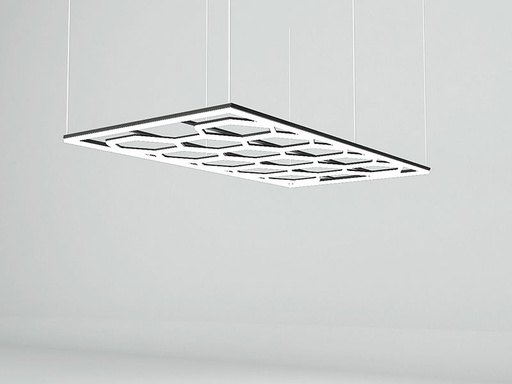 [CCLSXX00006] نظام اضاءة سقف سداسي (Hexagon) 14 خلية (اطار مستطيل) ماركة برازرز - موديل ZT6028