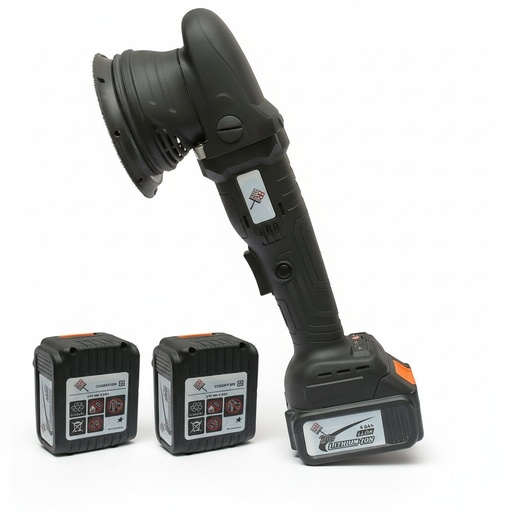 [130339] صاروخ تلميع بالبطارية برازرز (دول اكشن) 5 بوصة مع 3 بطاريات 21 فولت BR-BIG BATTERY POLISHER