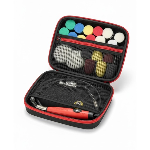 [130332] BROTHERS 30Pcs Mini Pneumatic Detailing Polisher With Pads