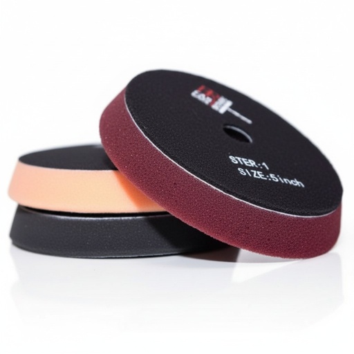 [130434] طقم سفنجات بافر 5 بوصة 3 قطع برازرز جميع مستويات الخشونة خاصة صاروخ التلميع الدول اكشن