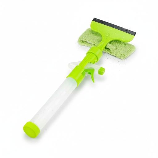 [130463] مساحة زجاج برازرز بيد بلاستيك الوان مختلفة + بخاخة رش BR/T WATER SCRAPING + SPRINKLE