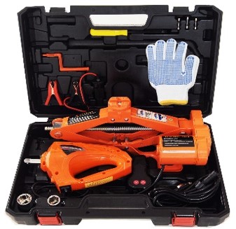 [TSPUXX00001] طقم شنطة شخصي (كوريك تمساح + مسدس فك وربط) صيني 2 طن يعمل علي ولاعة GEC Electrical Jack / TDJ94-3420