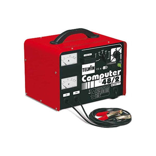 [140116] TELWIN COMPUTER 48/2 PROF Portable Electric Battery Charger 6V+12V+24V+48V 1000 Watt 30A