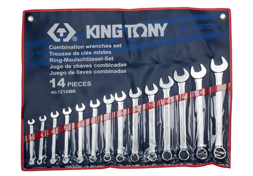 [HPWTXX00011] KING TONY 1214MR 14 PCS Combination Wrench Set 10~32 mm