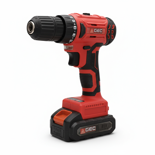 [17072] GEC BD-21V Cordless Drill 21V With 2 Batteries & Charger