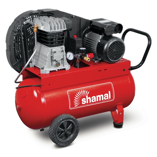 [PSACXX00031] SHAMAL SB28/50 CM2 Belt Driven Air Compressor 10Bar 50Liter 2HP (220V)