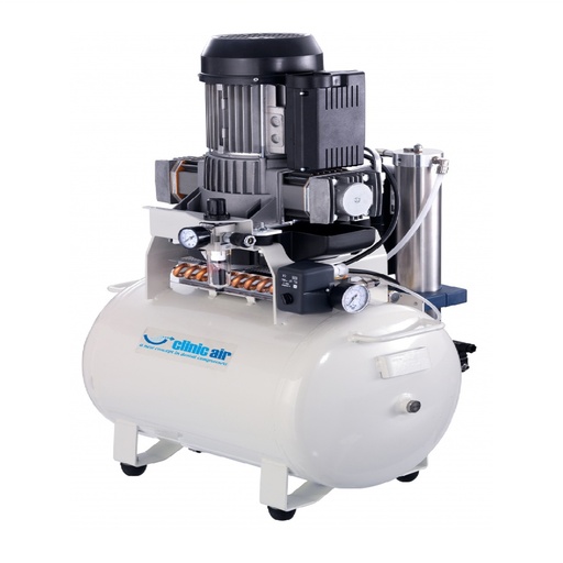 [PSACXX00016] GENTILIN CLINIC DRY 3.5 Oil Free Silent Medical Air Compressor With Dryer 2HP 50Liters 10Bar