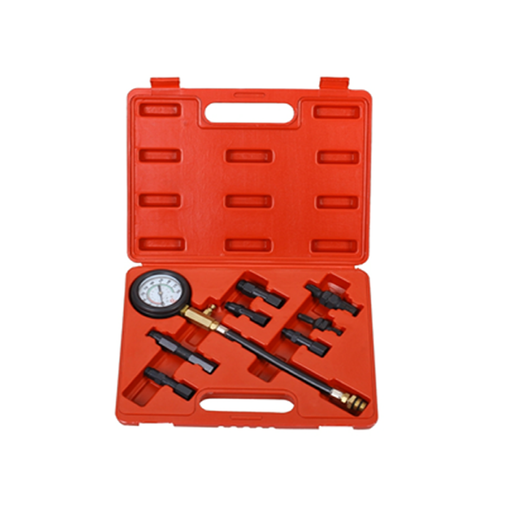 [CSDTXX00014] GEC TOOLS 8PCS Professional Petrol Engine Compression Tester Kit G1032