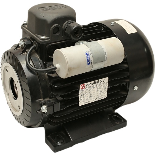 [CWWMXX00015] NICOLINI Hollow Shaft Electric Motor 4-Poles 3kW 4HP 1450Rpm 220V (Black)