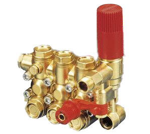 [1061622] INTERPUMP High Pressure Pump Full Brass Head With Bypass & Water Seals & Valves For W130