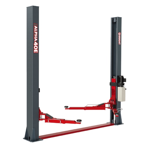 [CSTPXX00001] كوريك 2 عمود ماركة برايت موديل ALPHA 40E - رافعة سيارات 4 طن وصلة سفلية