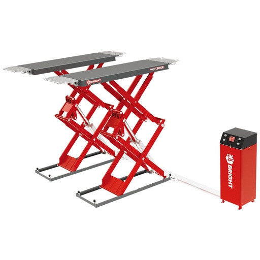 [100555] BRIGHT 3 Ton Ultra-Thin Scissor Lift SIGMA 300E