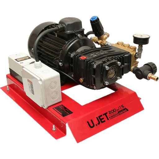 [CWFWXX00065] UDOR U.JET GEN-2 15/200 High Pressure Washer DTS With Motor Circuit Breaker 200Bar 7.5HP 15L/min 380V