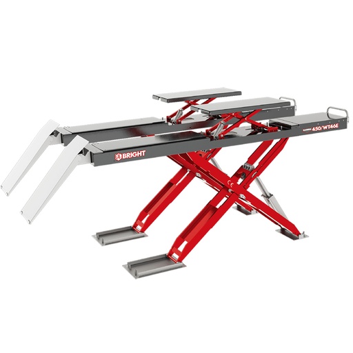 [CSALXX00001] BRIGHT 4.5 Ton Ultra-Thin Wheel Alignment Scissor Lift GAMMA 450/WT46E